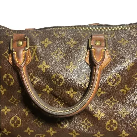 Louis Vuitton Monogram LV Leather Speedy 35 Travel Bag (LVXX200) - Picture 8 of 14